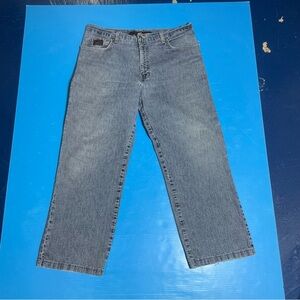 Point Zero Men's Light Gray Straight-Leg Jeans